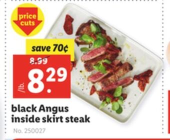 Lidl Black angus inside skirt steak offer