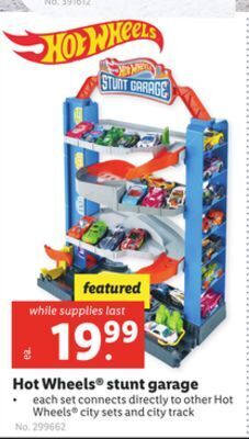 Lidl Hot wheels® stunt garage offer