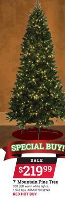 Ace Hardware 7' mountain pine tree offer