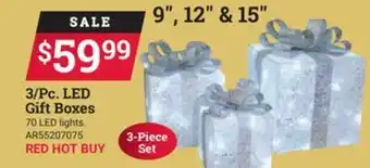 Ace Hardware 3/pc. led gift boxes offer