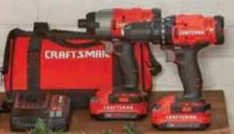 Ace Hardware Craftsman® v20 lithium-ion drill/driver combo kit offer