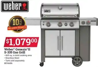 Ace Hardware Weber® genesis® ii s-335 gas grill offer