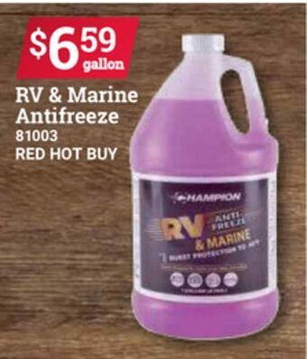Ace Hardware Rv & marine antifreeze offer
