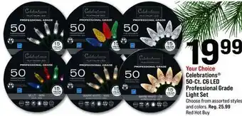 Ace Hardware Celebrations® 50-ct. c6 led professional grade light set offer