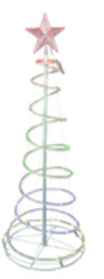 Ace Hardware 4' pre-lit led color-changing spiral ribbon tree offer