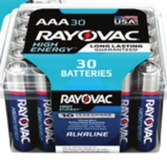 Ace Hardware Rayovac® battery aa or aaa 30/pk. offer