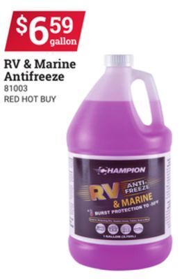 Ace Hardware Rv & marine antifreeze offer
