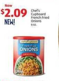 Aldi Chef's Cupboard French Fried Onions 6 oz. offer