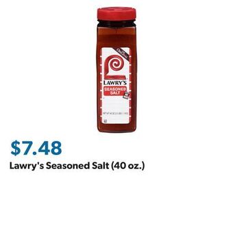 Sam's Club Lawry's seasoned salt (40 oz.) offer