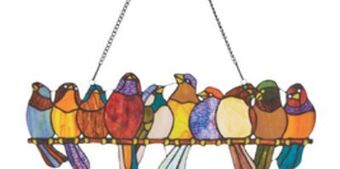 The Home Depot River of goods® stained glass sun catcher offer