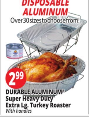 Ocean State Job Lot Disposable aluminum pans offer