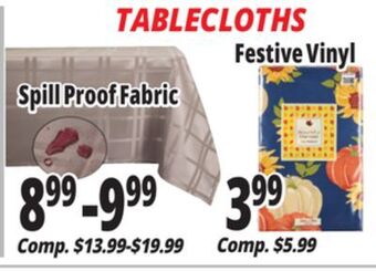 Ocean State Job Lot Tablecloths offer