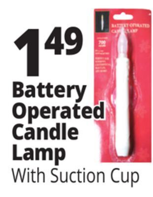 Ocean State Job Lot Battery operateded candle lamp offer