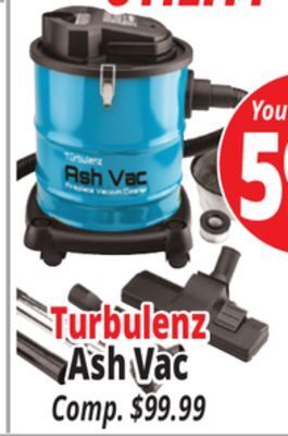 Ocean State Job Lot Turbulenz fireplace, stove, and grill ash vacuum cleaner offer