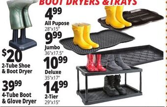 Ocean State Job Lot Boot dryers & trays offer