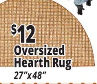 Ocean State Job Lot Oversized hearth rug offer