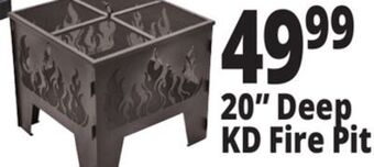 Ocean State Job Lot 20" deep kd fire pit offer