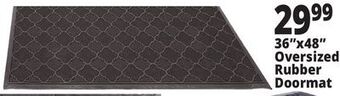 Ocean State Job Lot 36"x48" oversized rubber doormat offer