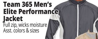 Ocean State Job Lot Team 365 men's elite performance jacket offer