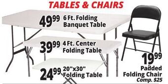 Ocean State Job Lot Tables & chairs offer