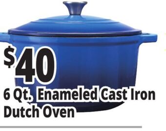 Ocean State Job Lot 6 qt. enameled cast iron dutch oven offer