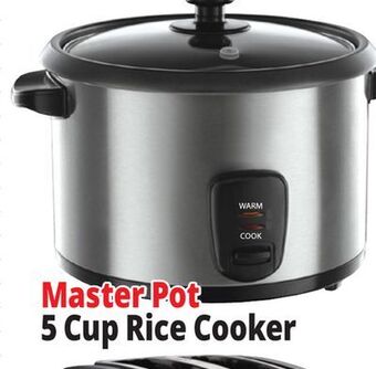 Ocean State Job Lot Master pot 5 cup rice cooker offer
