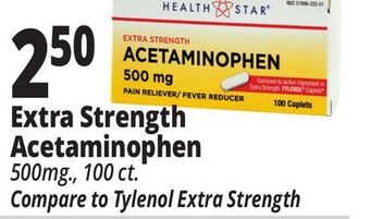 Ocean State Job Lot Extra strength acetaminophen offer