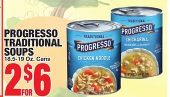 C Town Progresso traditional soups offer