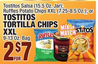 C Town Tostitos tortilla chips xxl 9-13 oz. bag offer