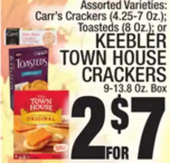 C Town Keebler town house crackers 9-13.8 oz. box offer
