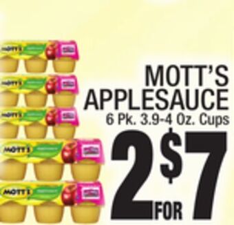 C Town Mott's applesauce offer