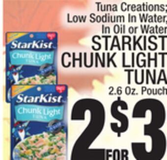 C Town Starkist chunk light tuna offer