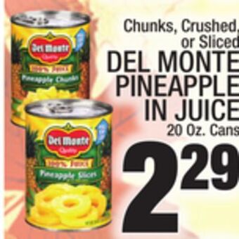 C Town Del monte pineapple in juice offer
