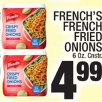 C Town French's french fried onions offer