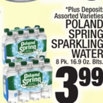 C Town Poland spring sparkling water offer