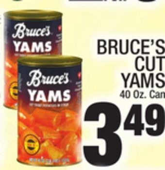 C Town Bruce's cut yams offer