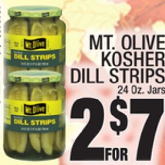 C Town Mt. olive kosher dill strips offer