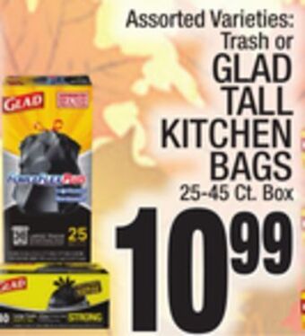 C Town Glad tall kitchen bags offer