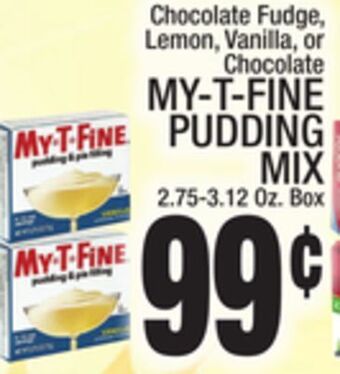 C Town My-t-fine pudding mix offer