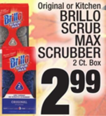C Town Brillo scrub max scrubber offer