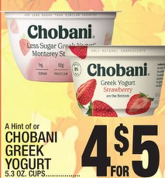 C Town Chobani greek yogurt offer