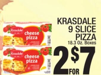 C Town Krasdale 9 slice pizza offer