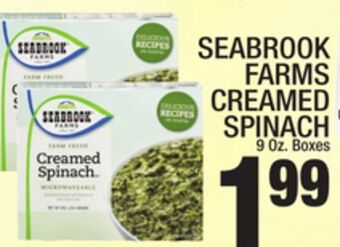 C Town Seabrook farms creamed spinach offer