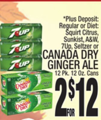 C Town Canada dry ginger ale offer