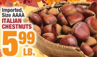 C Town Italian chestnuts offer