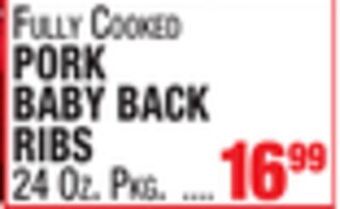 C Town Pork baby back ribs offer