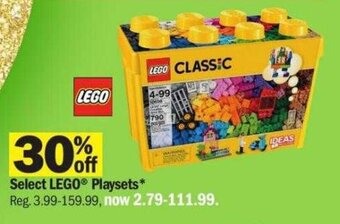 Meijer Select Lego Playsets offer