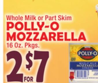 Bravo Supermarkets Polly-o mozzarella offer