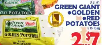 Bravo Supermarkets Green giant golden golden, red, red potatoes offer