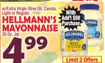 Bravo Supermarkets Hellmann's mayonnaise offer